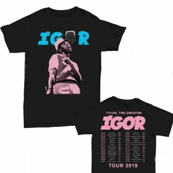 Tyler The Creator t Shirt 2Igor11 Tour Dates 2 sided - Picture 1 of 4